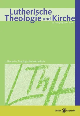 Behrens |  Lutherische Theologie und Kirche | eBook | Sack Fachmedien