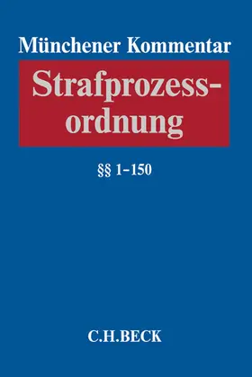  Münchener Kommentar zur Strafprozessordnung  Bd. 1: §§ 1-150 StPO - Vorauflage, kann leichte Gebrauchsspuren aufweisen. Sonderangebot ohne Rückgaberecht. Nur so lange der Vorrat reicht. | Buch |  Sack Fachmedien