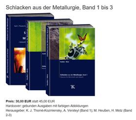 Thomé-Kozmiensky / Versteyl |  Schlacken aus der Metallurgie, Band 1 bis 3 | Buch |  Sack Fachmedien