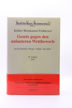 Köhler / Bornkamm / Feddersen |  Gesetz gegen den unlauteren Wettbewerb UWG - Vorauflage, kann leichte Gebrauchsspuren aufweisen. Sonderangebot ohne Rückgaberecht. Nur so lange der Vorrat reicht. | Buch |  Sack Fachmedien