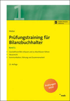 Kuntzmann / Weber |  Prüfungstraining für Bilanzbuchhalter, Band 1 - Vorauflage, kann leichte Gebrauchsspuren aufweisen. Sonderangebot ohne Rückgaberecht. Nur so lange der Vorrat reicht. | Buch |  Sack Fachmedien