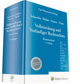 Kessen / Schuschke / Walker |  Vollstreckung und Vorläufiger Rechtsschutz - Vorauflage, kann leichte Gebrauchsspuren aufweisen. Sonderangebot ohne Rückgaberecht. Nur so lange der Vorrat reicht. | Buch |  Sack Fachmedien