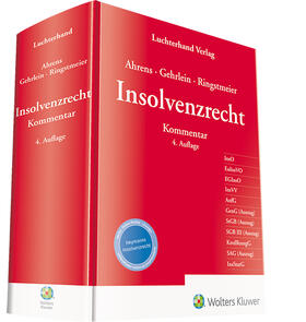 Ahrens / Gehrlein / Ringstmeier |  Insolvenzrecht - Mängelexemplar, kann leichte Gebrauchsspuren aufweisen. Sonderangebot ohne Rückgaberecht. Nur so lange der Vorrat reicht. | Buch |  Sack Fachmedien