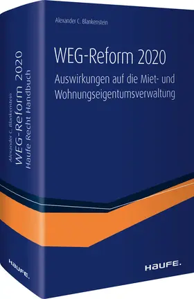 Blankenstein |  WEG-Reform 2020 - Mängelexemplar, kann leichte Gebrauchsspuren aufweisen. Sonderangebot ohne Rückgaberecht. Nur so lange der Vorrat reicht. | Buch |  Sack Fachmedien