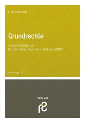 Schmidt |  Grundrechte - Vorauflage, kann leichte Gebrauchsspuren aufweisen. Sonderangebot ohne Rückgaberecht. Nur so lange der Vorrat reicht. | Buch |  Sack Fachmedien