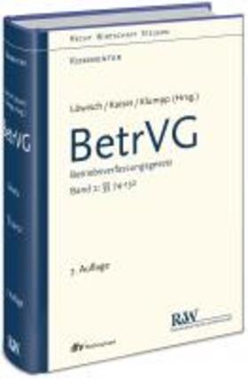 Löwisch / Kaiser / Klumpp |  Betriebsverfassungsgesetz BetrVG , Band 2: §§ 74-132 - Mängelexemplar, kann leichte Gebrauchsspuren aufweisen. Sonderangebot ohne Rückgaberecht. Nur so lange der Vorrat reicht. | Buch |  Sack Fachmedien