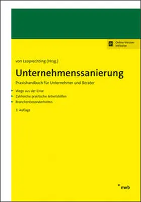 Brandt / Leoprechting / Frauenheim |  Unternehmenssanierung - Mängelexemplar, kann leichte Gebrauchsspuren aufweisen. Sonderangebot ohne Rückgaberecht. Nur so lange der Vorrat reicht. | Buch |  Sack Fachmedien