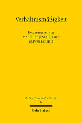 Jestaedt / Lepsius |  Verhältnismäßigkeit - Mängelexemplar, kann leichte Gebrauchsspuren aufweisen. Sonderangebot ohne Rückgaberecht. Nur so lange der Vorrat reicht. | Buch |  Sack Fachmedien