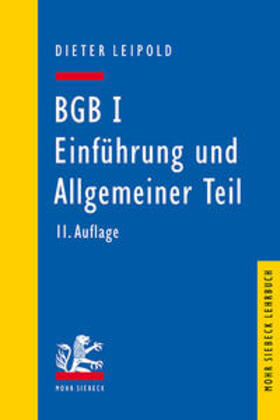 BGB I: Einführung und Allgemeiner Teil - Mängelexemplar, kann leichte Gebrauchsspuren aufweisen. Sonderangebot ohne Rückgaberecht. Nur so lange der Vorrat reicht.