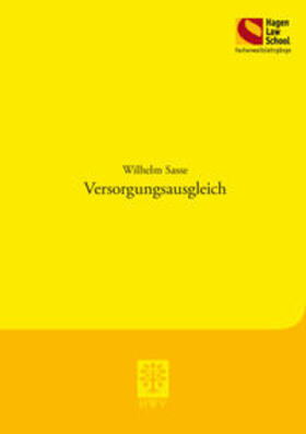 Sasse |  Versorgungsausgleich - Mängelexemplar, kann leichte Gebrauchsspuren aufweisen. Sonderangebot ohne Rückgaberecht. Nur so lange der Vorrat reicht. | Buch |  Sack Fachmedien