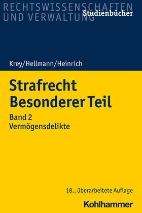 Hellmann / Heinrich / Krey |  Strafrecht Besonderer Teil Band 2 - Mängelexemplar, kann leichte Gebrauchsspuren aufweisen. Sonderangebot ohne Rückgaberecht. Nur so lange der Vorrat reicht. | Buch |  Sack Fachmedien