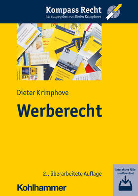 Krimphove |  Werberecht - Mängelexemplar, kann leichte Gebrauchsspuren aufweisen. Sonderangebot ohne Rückgaberecht. Nur so lange der Vorrat reicht. | Buch |  Sack Fachmedien