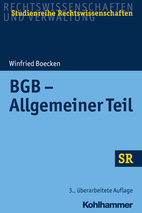 Boecken |  BGB - Allgemeiner Teil - Mängelexemplar, kann leichte Gebrauchsspuren aufweisen. Sonderangebot ohne Rückgaberecht. Nur so lange der Vorrat reicht. | Buch |  Sack Fachmedien