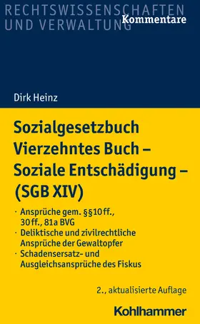 Heinz |  Sozialgesetzbuch Vierzehntes Buch - Soziale Entschädigung - (SGB XIV) - Mängelexemplar, kann leichte Gebrauchsspuren aufweisen. Sonderangebot ohne Rückgaberecht. Nur so lange der Vorrat reicht. | Buch |  Sack Fachmedien