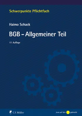 Schack |  BGB-Allgemeiner Teil - Mängelexemplar, kann leichte Gebrauchsspuren aufweisen. Sonderangebot ohne Rückgaberecht. Nur so lange der Vorrat reicht. | Buch |  Sack Fachmedien