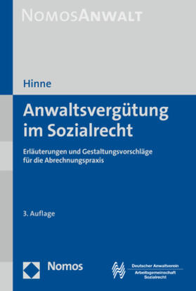 Hinne |  Anwaltsvergütung im Sozialrecht - Mängelexemplar, kann leichte Gebrauchsspuren aufweisen. Sonderangebot ohne Rückgaberecht. Nur so lange der Vorrat reicht. | Buch |  Sack Fachmedien