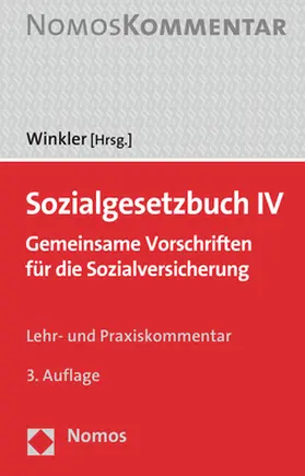 Winkler / Breitkreuz / Lüdtke |  Sozialgesetzbuch IV - Mängelexemplar, kann leichte Gebrauchsspuren aufweisen. Sonderangebot ohne Rückgaberecht. Nur so lange der Vorrat reicht. | Buch |  Sack Fachmedien