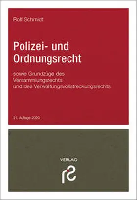 Schmidt |  Polizei- und Ordnungsrecht - Vorauflage, kann leichte Gebrauchsspuren aufweisen. Sonderangebot ohne Rückgaberecht. Nur so lange der Vorrat reicht. | Buch |  Sack Fachmedien