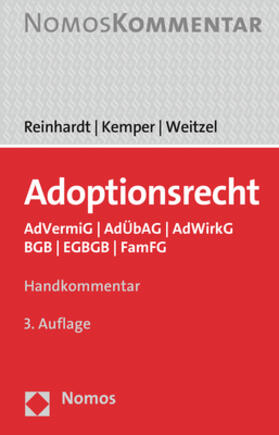 Reinhardt / Kemper / Weitzel |  Adoptionsrecht - Vorauflage, kann leichte Gebrauchsspuren aufweisen. Sonderangebot ohne Rückgaberecht. Nur so lange der Vorrat reicht. | Buch |  Sack Fachmedien