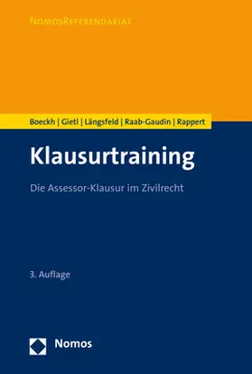 Boeckh / Gietl / Längsfeld |  Klausurtraining - Vorauflage, kann leichte Gebrauchsspuren aufweisen. Sonderangebot ohne Rückgaberecht. Nur so lange der Vorrat reicht. | Buch |  Sack Fachmedien