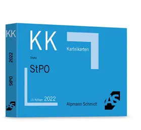 Soyka |  Karteikarten StPO - Vorauflage, kann leichte Gebrauchsspuren aufweisen. Sonderangebot ohne Rückgaberecht. Nur so lange der Vorrat reicht. | Buch |  Sack Fachmedien