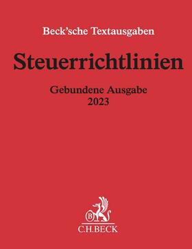  Steuerrichtlinien Gebundene Ausgabe 2023 - Vorauflage, kann leichte Gebrauchsspuren aufweisen. Sonderangebot ohne Rückgaberecht. Nur so lange der Vorrat reicht. | Buch |  Sack Fachmedien