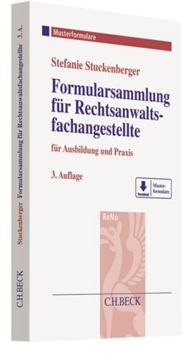 Stuckenberger |  Formularsammlung für Rechtsanwaltsfachangestellte - Mängelexemplar, kann leichte Gebrauchsspuren aufweisen. Sonderangebot ohne Rückgaberecht. Nur so lange der Vorrat reicht. | Buch |  Sack Fachmedien