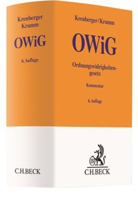 Krenberger / Krumm |  Ordnungswidrigkeitengesetz: OWiG - Vorauflage, kann leichte Gebrauchsspuren aufweisen. Sonderangebot ohne Rückgaberecht. Nur so lange der Vorrat reicht. | Buch |  Sack Fachmedien