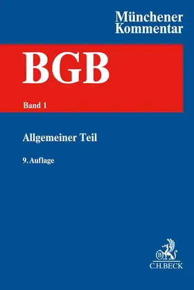 Schubert |  Münchener Kommentar zum Bürgerlichen Gesetzbuch Bd. 1: Allgemeiner Teil §§ 1-240, AllgPersönlR, ProstG, AGG - Mängelexemplar, kann leichte Gebrauchsspuren aufweisen. Sonderangebot ohne Rückgaberecht. Nur so lange der Vorrat reicht. | Buch |  Sack Fachmedien