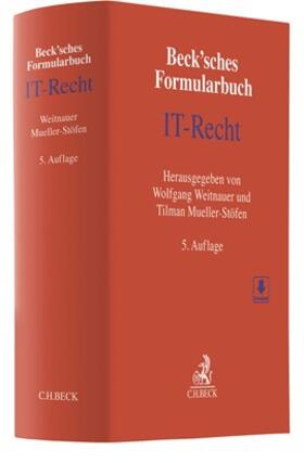 Weitnauer / Mueller-Stöfen |  Beck'sches Formularbuch IT-Recht - Vorauflage, kann leichte Gebrauchsspuren aufweisen. Sonderangebot ohne Rückgaberecht. Nur so lange der Vorrat reicht. | Buch |  Sack Fachmedien