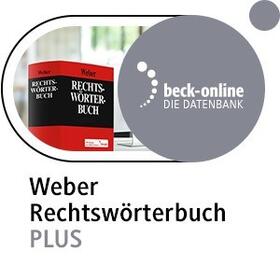  beck-online. Weber Rechtswörterbuch PLUS | Datenbank |  Sack Fachmedien