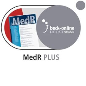  beck-online. MedR PLUS | Datenbank |  Sack Fachmedien