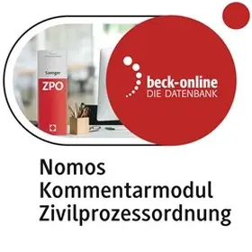  NomosOnline Kommentarmodul Zivilprozessordnung | Datenbank |  Sack Fachmedien