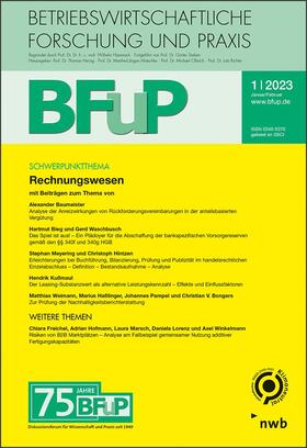  BFuP - Betriebswirtschaftliche Forschung und Praxis online | Datenbank |  Sack Fachmedien