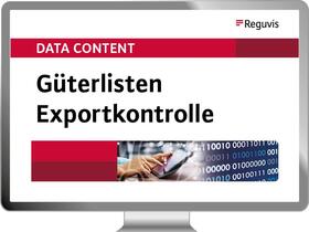  Data Content Güterlisten Exportkontrolle | Datenbank |  Sack Fachmedien