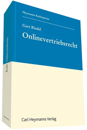 Riedel |  Onlinevertriebsrecht | Datenbank |  Sack Fachmedien