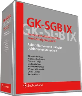 Spiolek |  Gemeinschaftskommentar zum Sozialgesetzbuch IX (GK - SGB IX) | Datenbank |  Sack Fachmedien