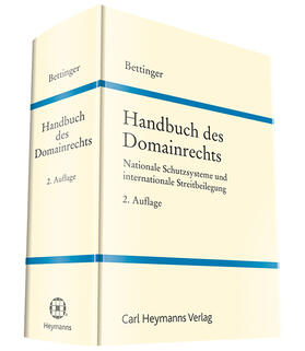 Bettinger |  Handbuch des Domainrechts | Datenbank |  Sack Fachmedien