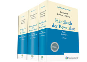 Baumgärtel u.a. |  Handbuch der Beweislast (Bundle Bände 1-3) | Datenbank |  Sack Fachmedien