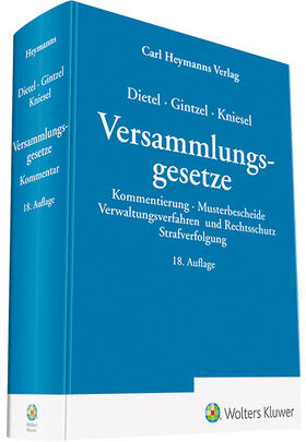 Versammlungsgesetze | Carl Heymanns Verlag | Datenbank | sack.de