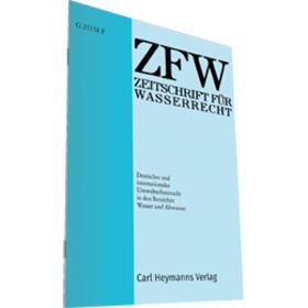  ZfW - Zeitschrift für Wasserrecht | Datenbank |  Sack Fachmedien