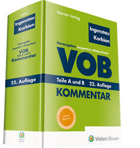 Ingenstau / Korbion, VOB Teile A und B - Kommentar | Werner Verlag | Datenbank | sack.de
