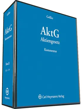 Geßler u.a. |  Aktiengesetz | Datenbank |  Sack Fachmedien