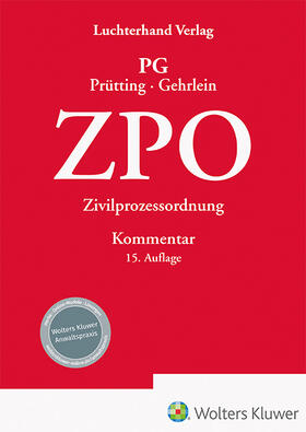 Prütting u.a. |  ZPO - Kommentar | Datenbank |  Sack Fachmedien