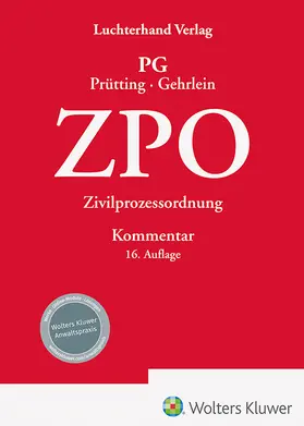 Prütting u.a. |  ZPO - Kommentar | Datenbank |  Sack Fachmedien