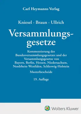 Kniesel u.a. |  Versammlungsgesetze | Datenbank |  Sack Fachmedien