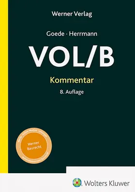 Goede u.a. |  VOL / B Kommentar | Datenbank |  Sack Fachmedien