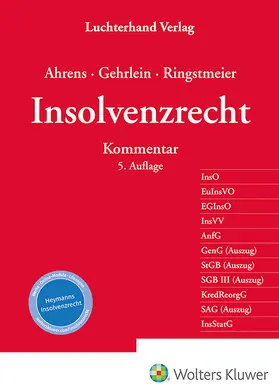 Ahrens u.a. |  Insolvenzrecht - Kommentar | Datenbank |  Sack Fachmedien