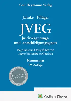 Jahnke u.a. |  JVEG - Kommentar | Datenbank |  Sack Fachmedien