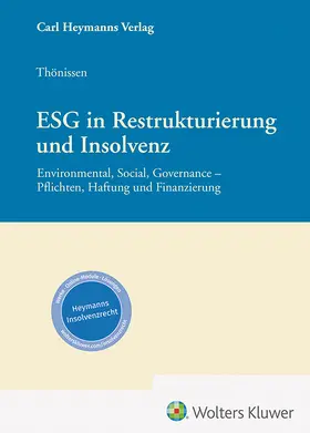 Thönissen |  ESG in Restrukturierung und Insolvenz | Datenbank |  Sack Fachmedien